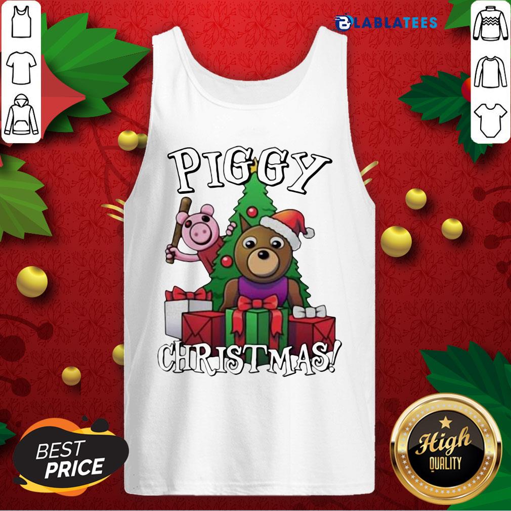 Nice Bear And Pig Piggy Christmas Shirt - Image 4