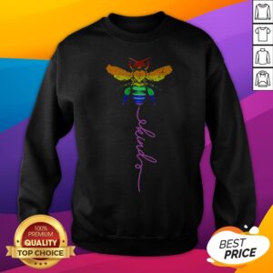 Alternative view of Nice Bee Kind LGBT Shirt