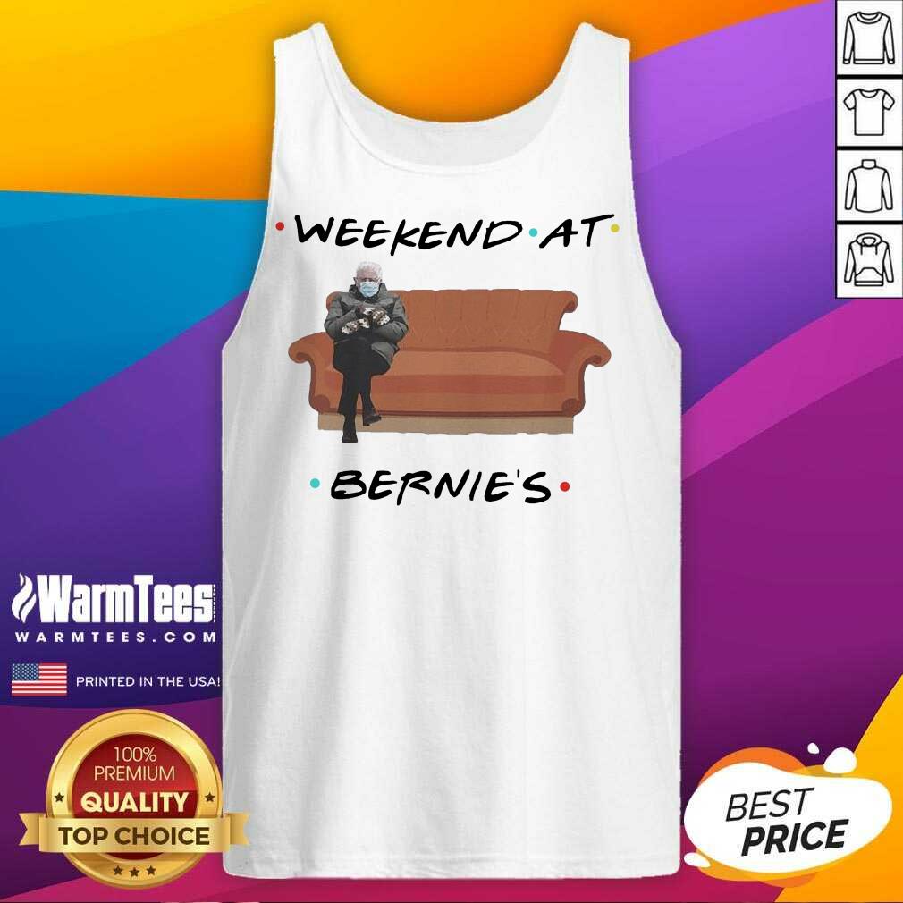 Nice Bernie Sanders Mittens Weekend At Bernie’s Shirt - Image 4