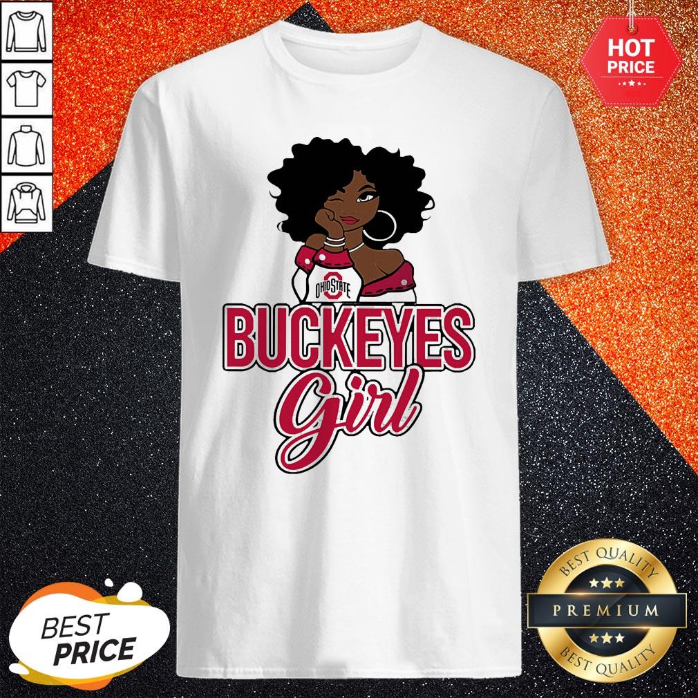Nice Black Girl Ohio State Buckeyes Girl Shirt