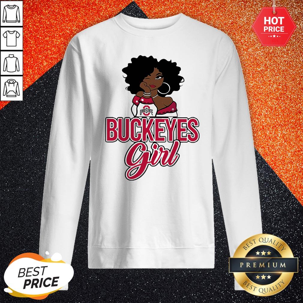 Nice Black Girl Ohio State Buckeyes Girl Shirt - Image 4