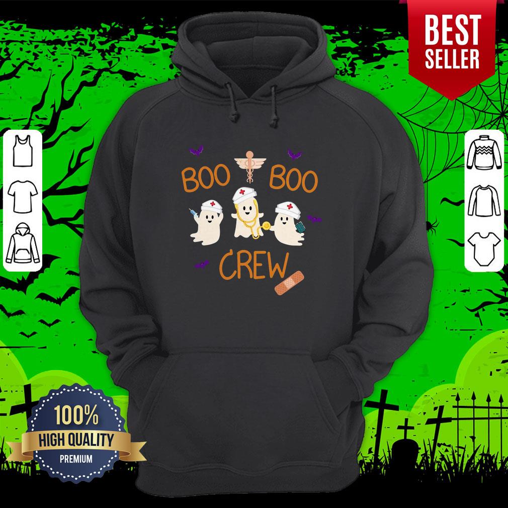 Nice Boo Ghost Boo Crew Halloween Day Shirt - Image 3