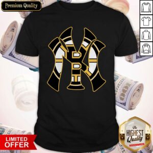 Nice Boston Bruins Inside New York Yankees Shirt