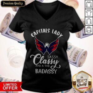 Alternative view of Nice Capitals Lady Sassy Classy And A Tad Badassy Shirt