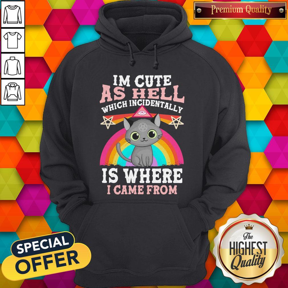 Nice Cats Witch Im Cute As Hell Which Incidentally Is Where I Came From Pride Shirt - Image 5