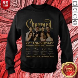 Alternative view of Nice Charmed 22nd Anniversary 1998 2020 Thank You For The Memories Signatures Shirt