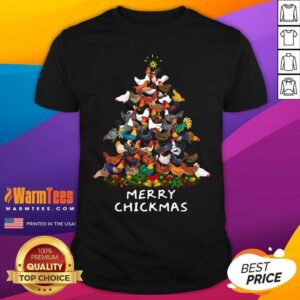 Nice Chicken Tree Merry Chickmas Shirt