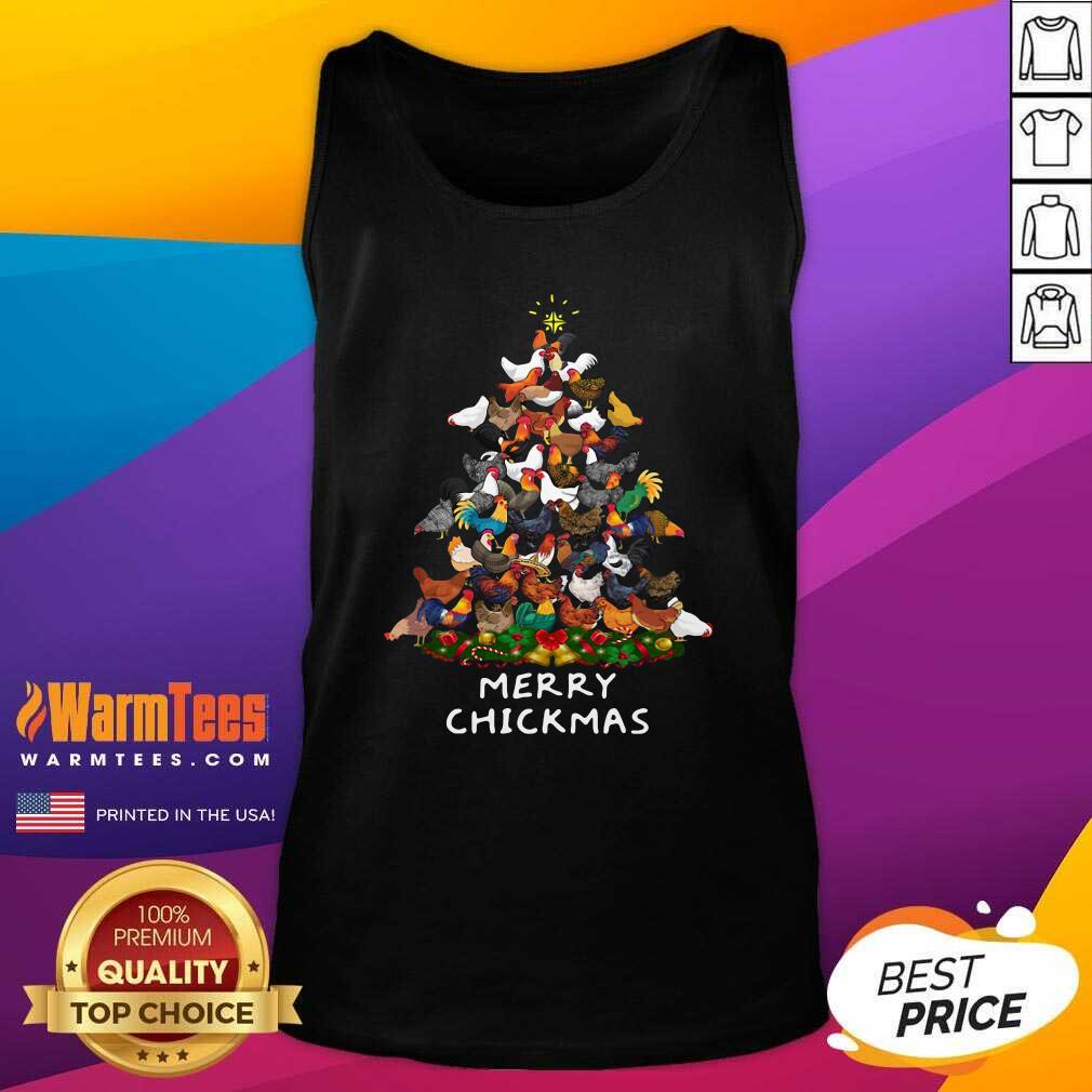 Nice Chicken Tree Merry Chickmas Shirt - Image 4