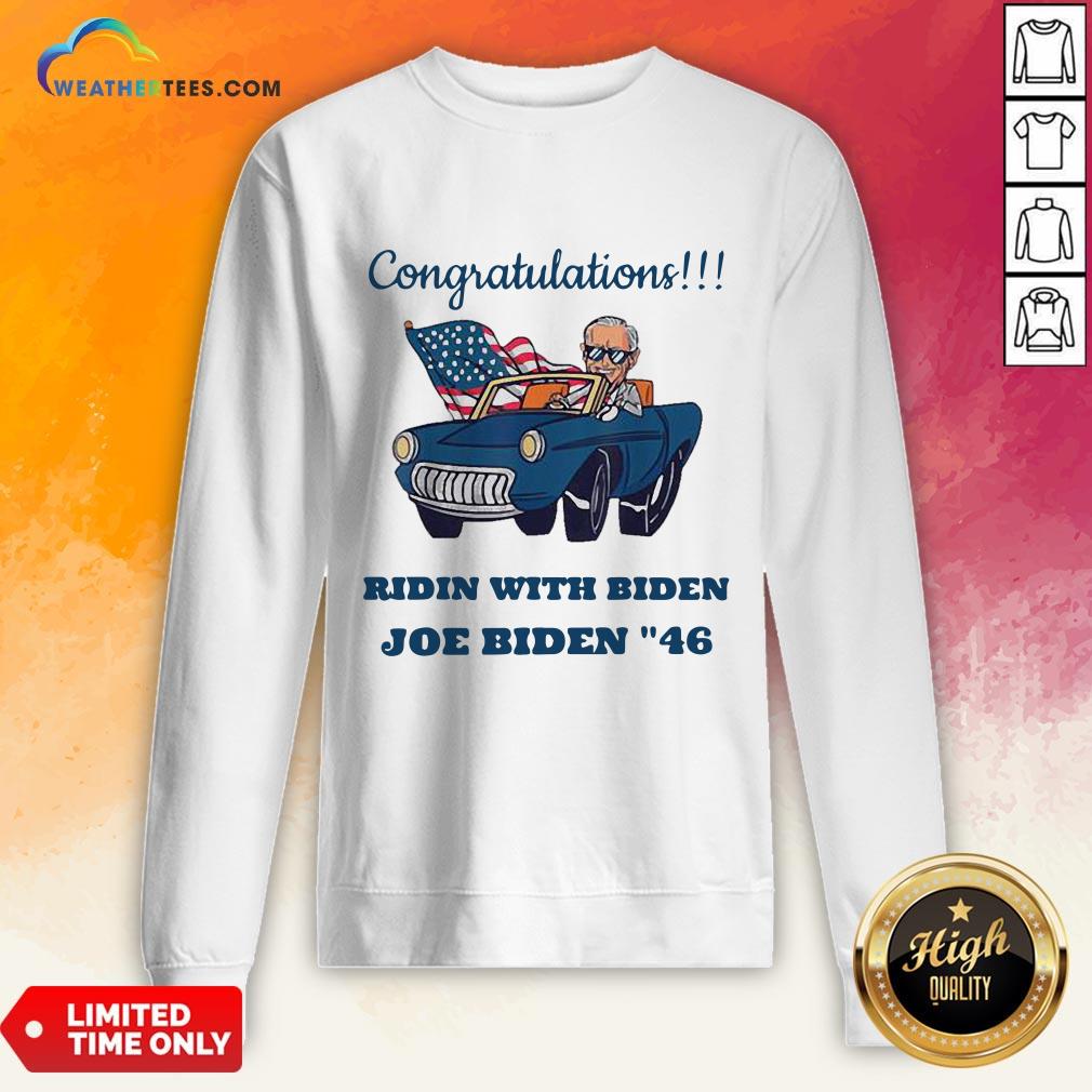Nice Congratulations President Joe Biden 46 Biden Harris 2020 Shirt - Image 3
