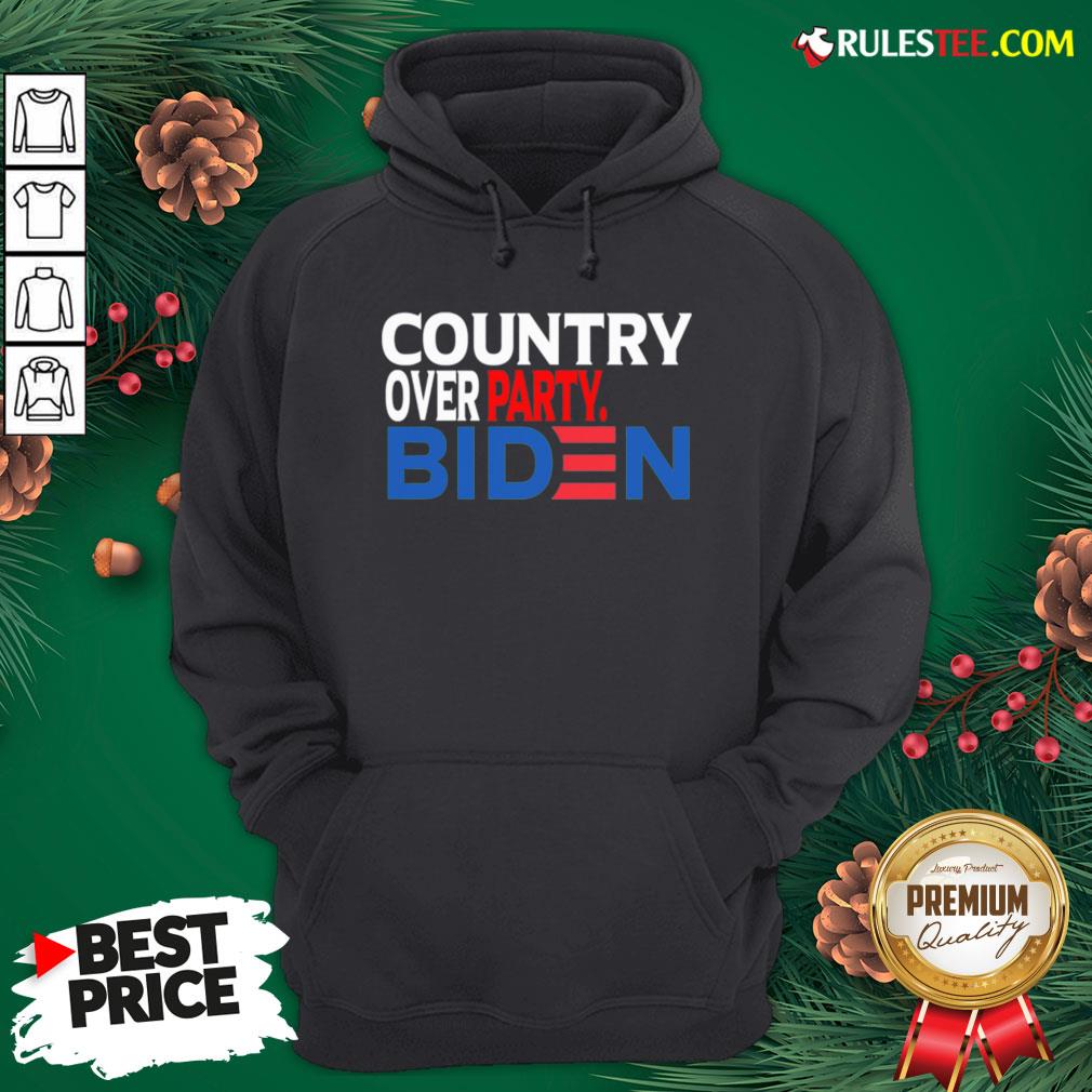 Nice Country Over Party Biden Election Shirt - Image 2