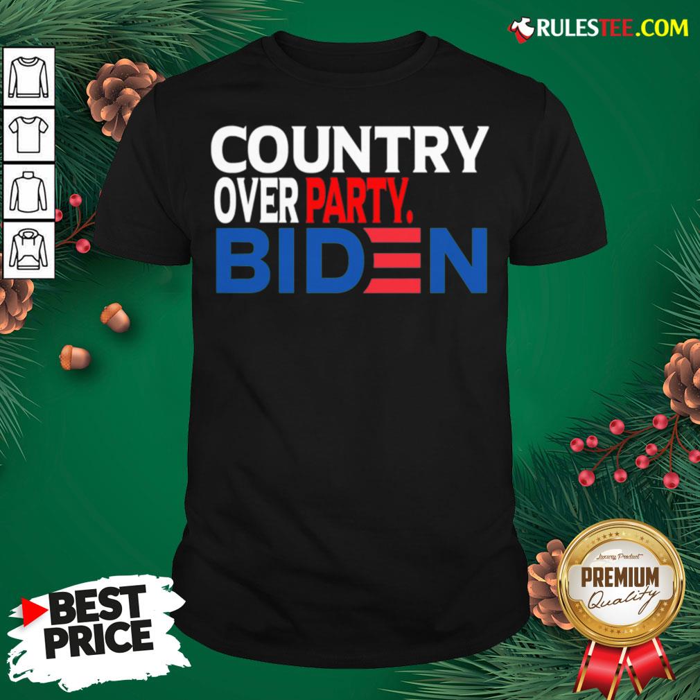 Nice Country Over Party Biden Election Shirt