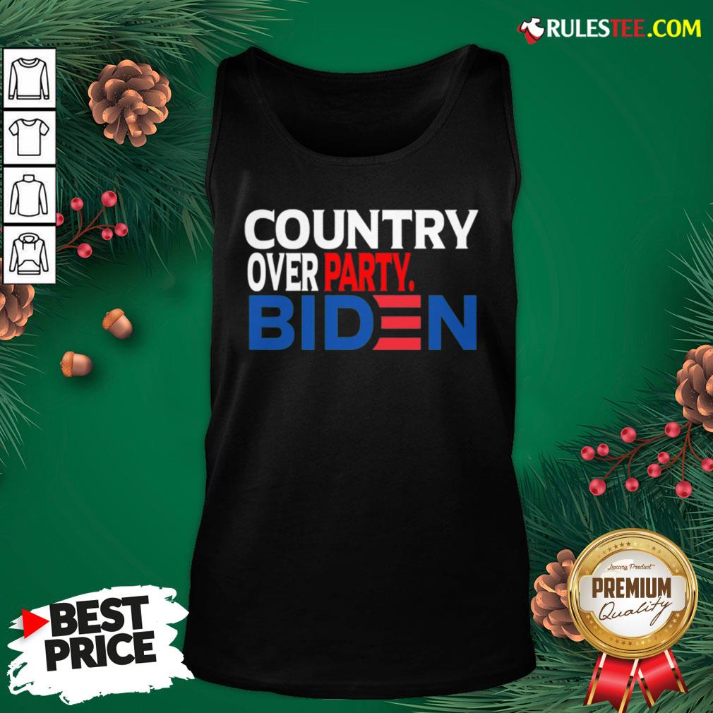 Nice Country Over Party Biden Election Shirt - Image 4