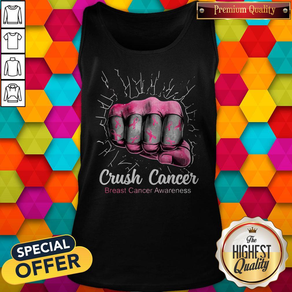 Nice Crush Cancer Breast Cancer Awareness Shirt - Image 3