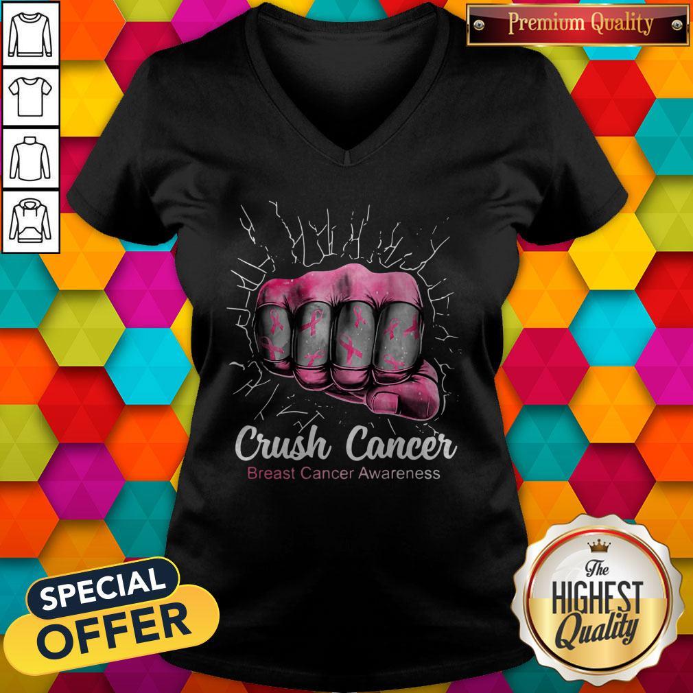 Nice Crush Cancer Breast Cancer Awareness Shirt - Image 4