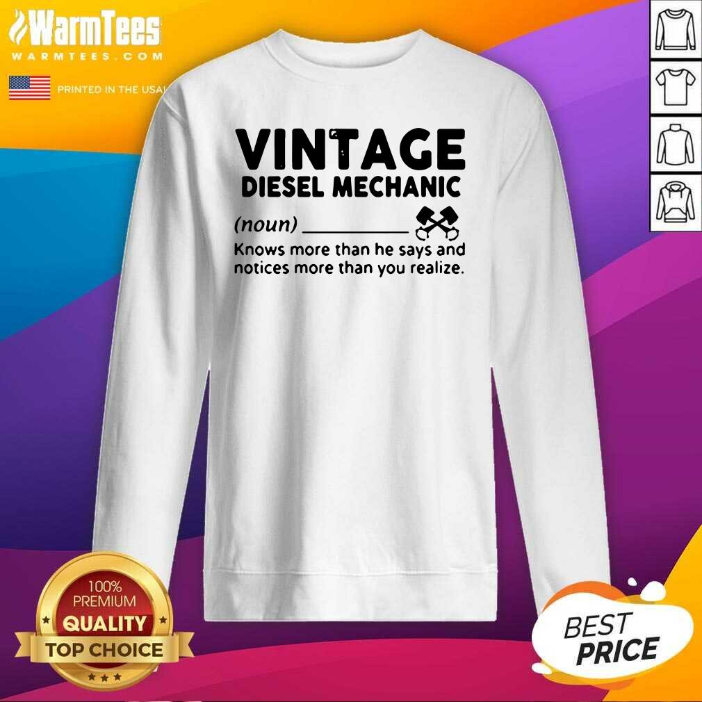 Nice Define Vintage Diesel Mechanic Shirt - Image 3