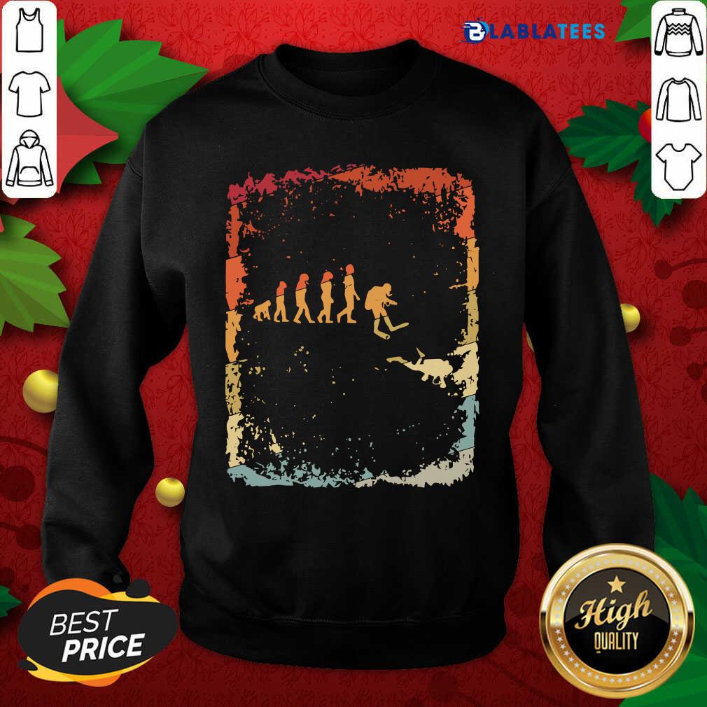 Nice Diving Evolution People Development Vintage Shirt - Image 5