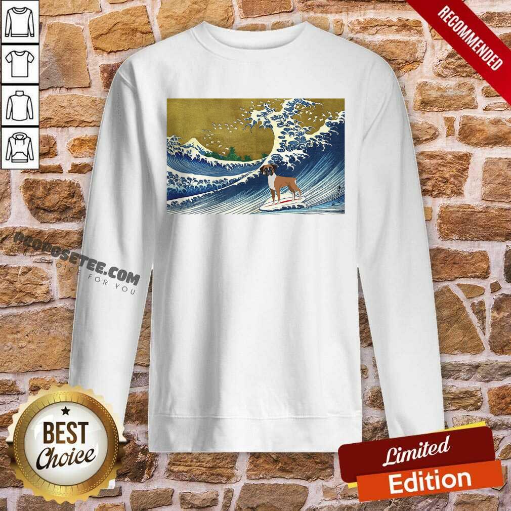 Nice Dog Windsurfing Shirt