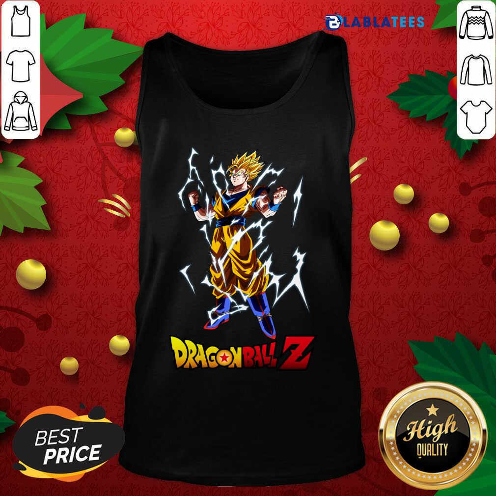 Nice Dragon Ball Z Son Goku Super Saiyan Shirt - Image 4