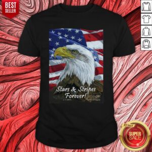 Nice Eagle Stars Stripes Forever American Flag Shirt
