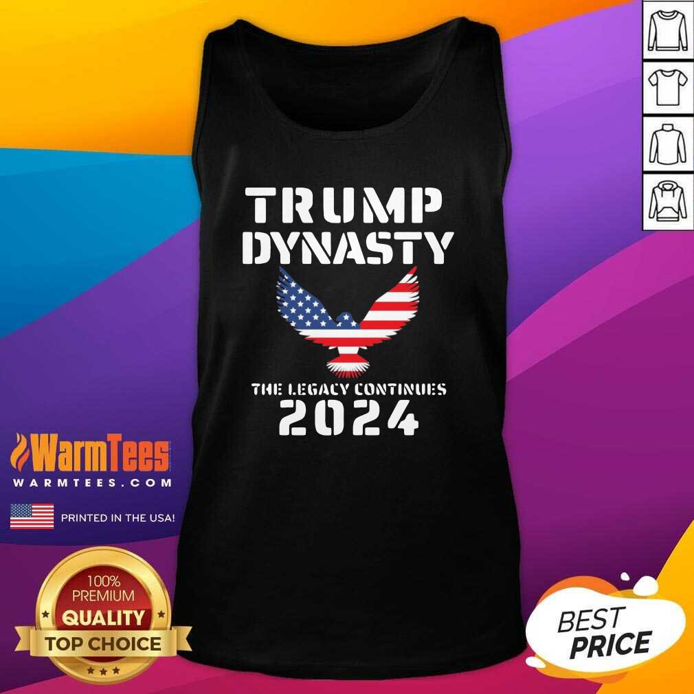 Nice Eagles Trump Dynasty The Legacy Continues 2024 American Flag Shirt - Image 4