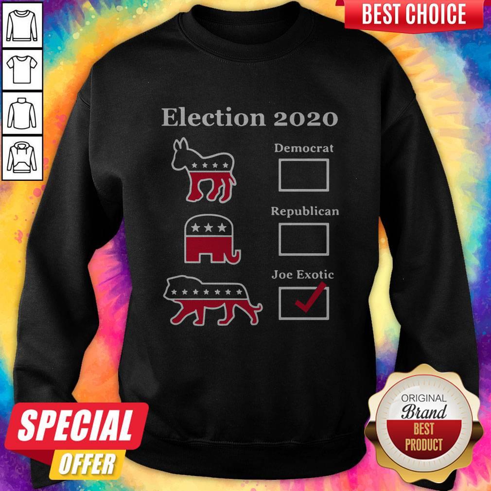 Nice Election US President 2020 Democrat Republican Joe Exotic Shirt - Image 4