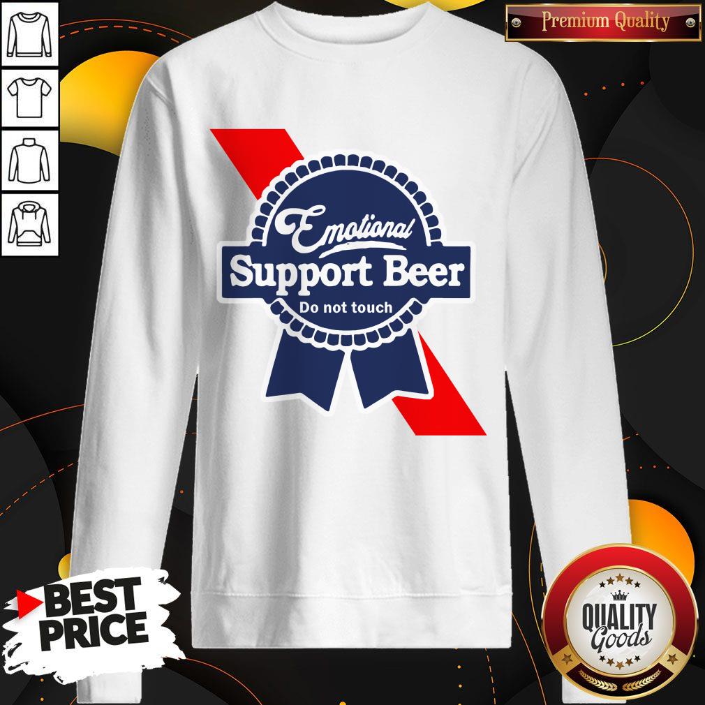 Nice Emotional Support Beer Do Not Touch Shirt - Image 4