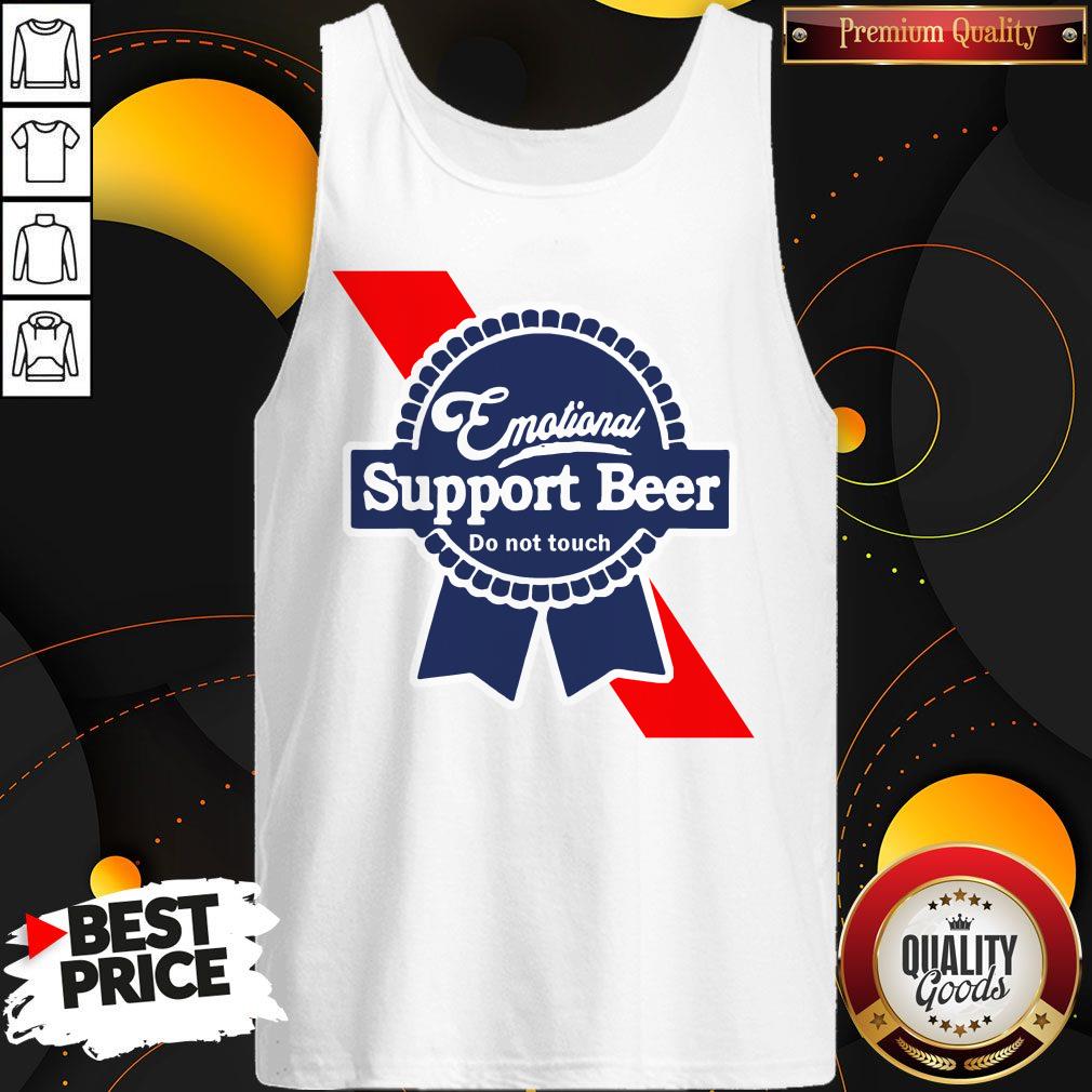 Nice Emotional Support Beer Do Not Touch Shirt - Image 3