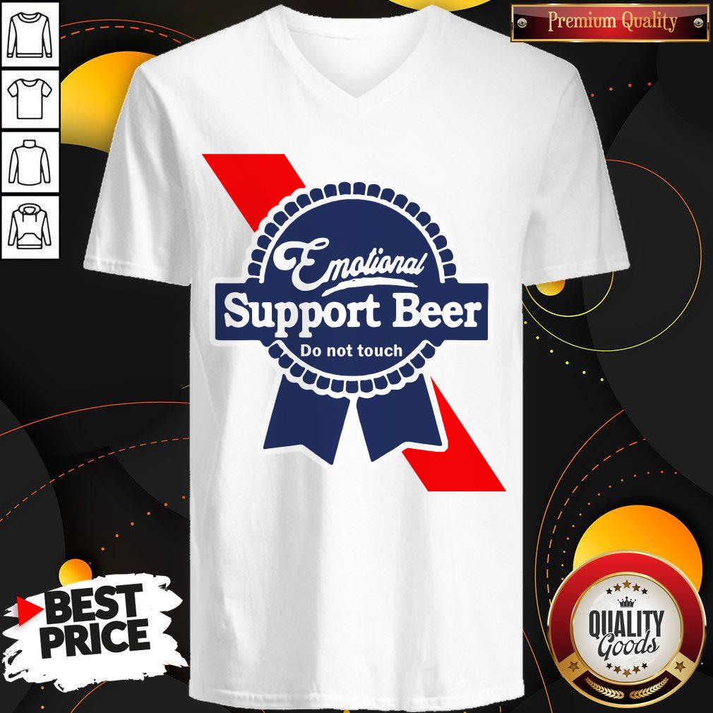 Nice Emotional Support Beer Do Not Touch Shirt - Image 2