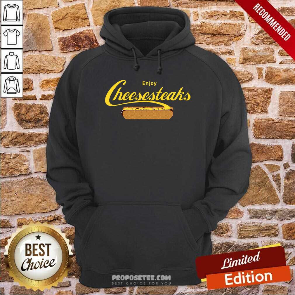 Nice Enjoy Cheesesteaks Shirt - Image 2