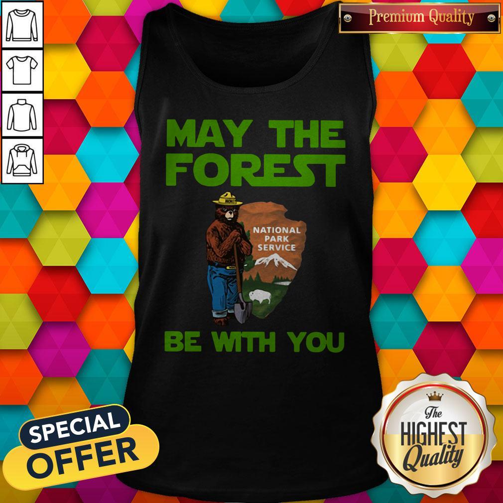 Nice Farmer Bear May The Forest Be With You Shirt - Image 3