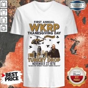 Alternative view of Nice First Annual Wkrp Thanksgiving Day Turkey Drop November 22 1978 Shirt