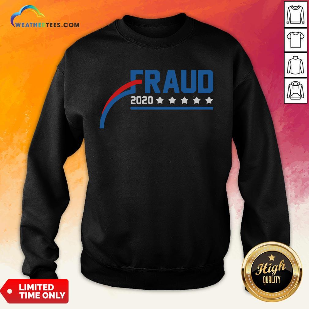 Nice Fraud 2020 America Stars Shirt - Image 4
