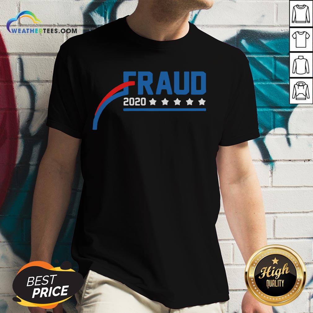 Nice Fraud 2020 America Stars Shirt - Image 2