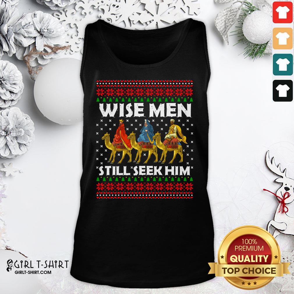 Nice Funny Wise Men Still Seek Him Ugly Christmas Shirt - Image 3