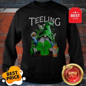 Alternative view of Nice Gnome Drinking Teeling Whiskey St Paddy’s Day Shirt
