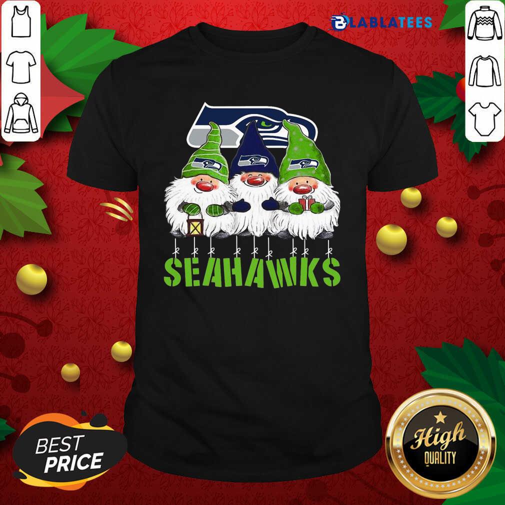 Nice Gnomies Seattle Seahawks Christmas Shirt