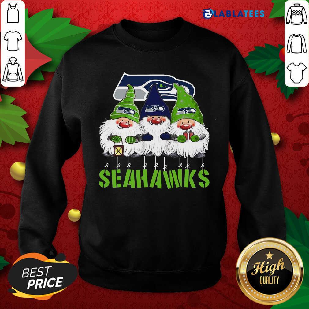 Nice Gnomies Seattle Seahawks Christmas Shirt - Image 5
