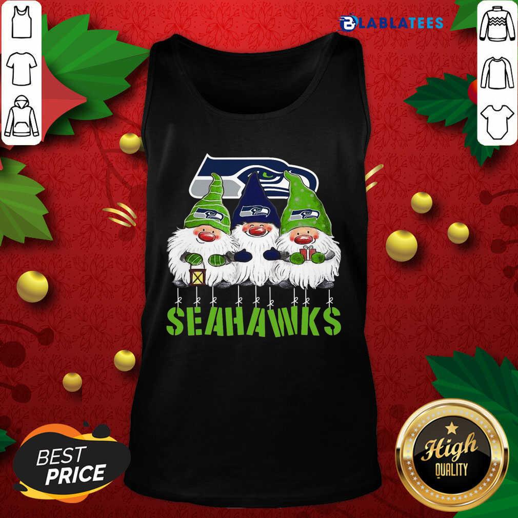Nice Gnomies Seattle Seahawks Christmas Shirt - Image 4