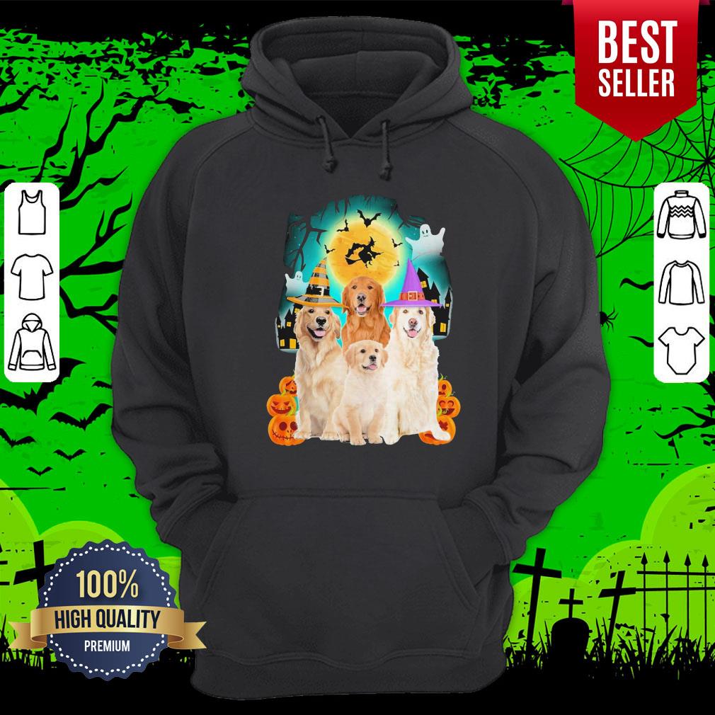 Nice Golden Retriever Halloween Shirt - Image 2