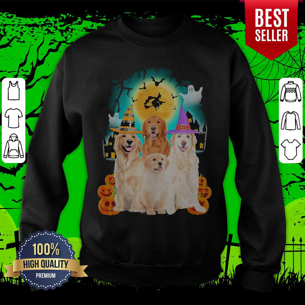 Nice Golden Retriever Halloween Shirt - Image 3
