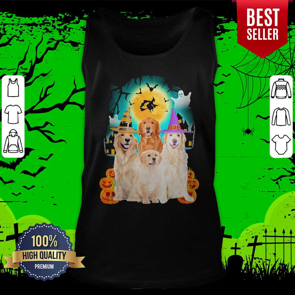 Nice Golden Retriever Halloween Shirt - Image 4