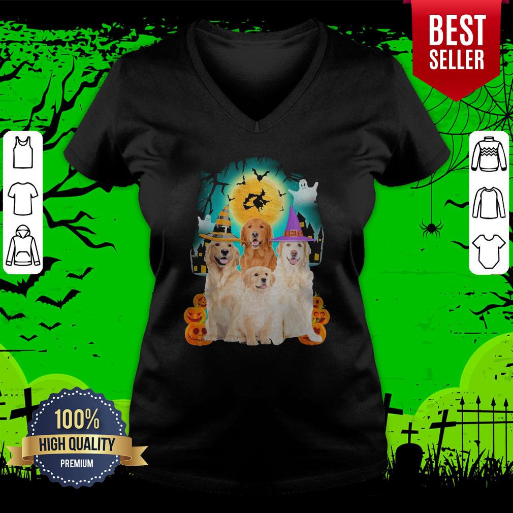 Nice Golden Retriever Halloween Shirt - Image 5