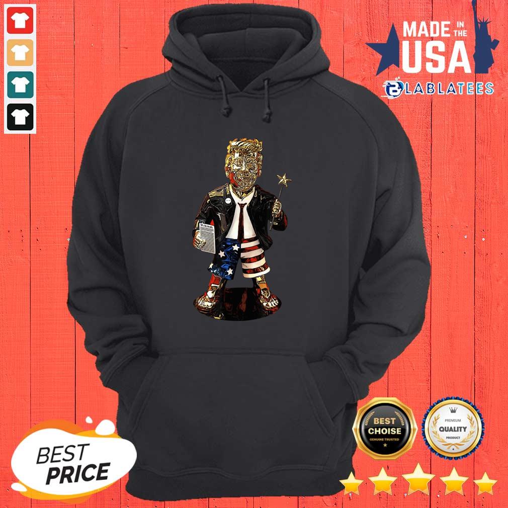 Nice Golden Trump Statue Shirt - Image 3