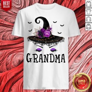 Nice Grandma Witch Hat Halloween Shirt