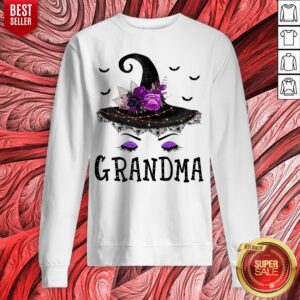 Alternative view of Nice Grandma Witch Hat Halloween Shirt