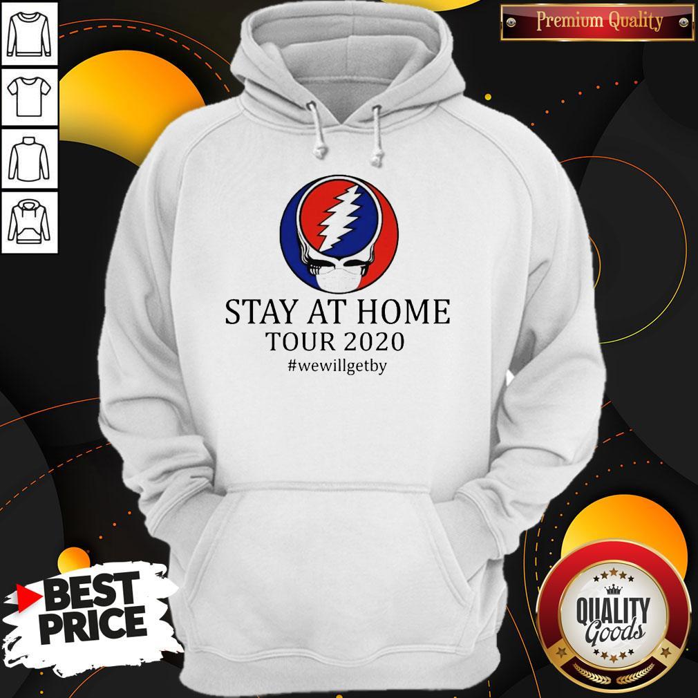 Nice Grateful Dead Logo Face Mask Stay At Home Tour 2020 #wewillgetby Shirt - Image 5