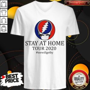 Alternative view of Nice Grateful Dead Logo Face Mask Stay At Home Tour 2020 #wewillgetby Shirt