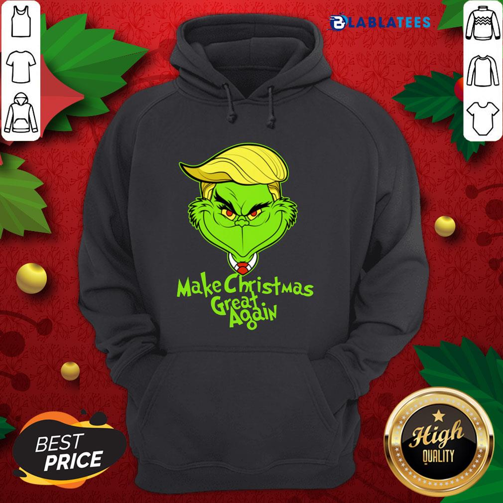 Nice Grinch Trump Make Christmas Great Again Shirt - Image 3