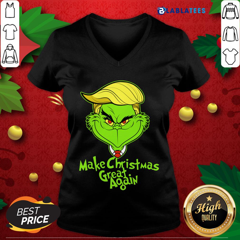 Nice Grinch Trump Make Christmas Great Again Shirt - Image 4