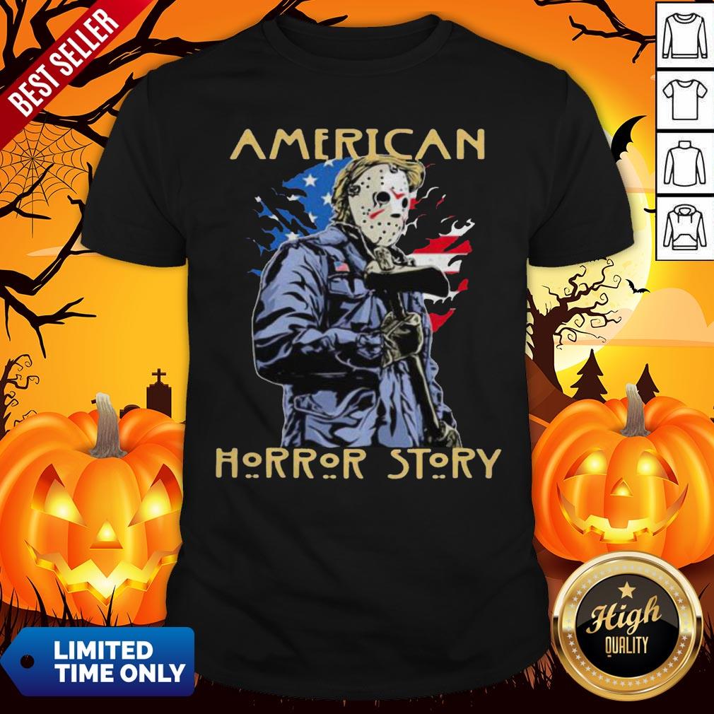 Nice Halloween Jason Voorhees American Horror Story American Flag Independence Day Shirt
